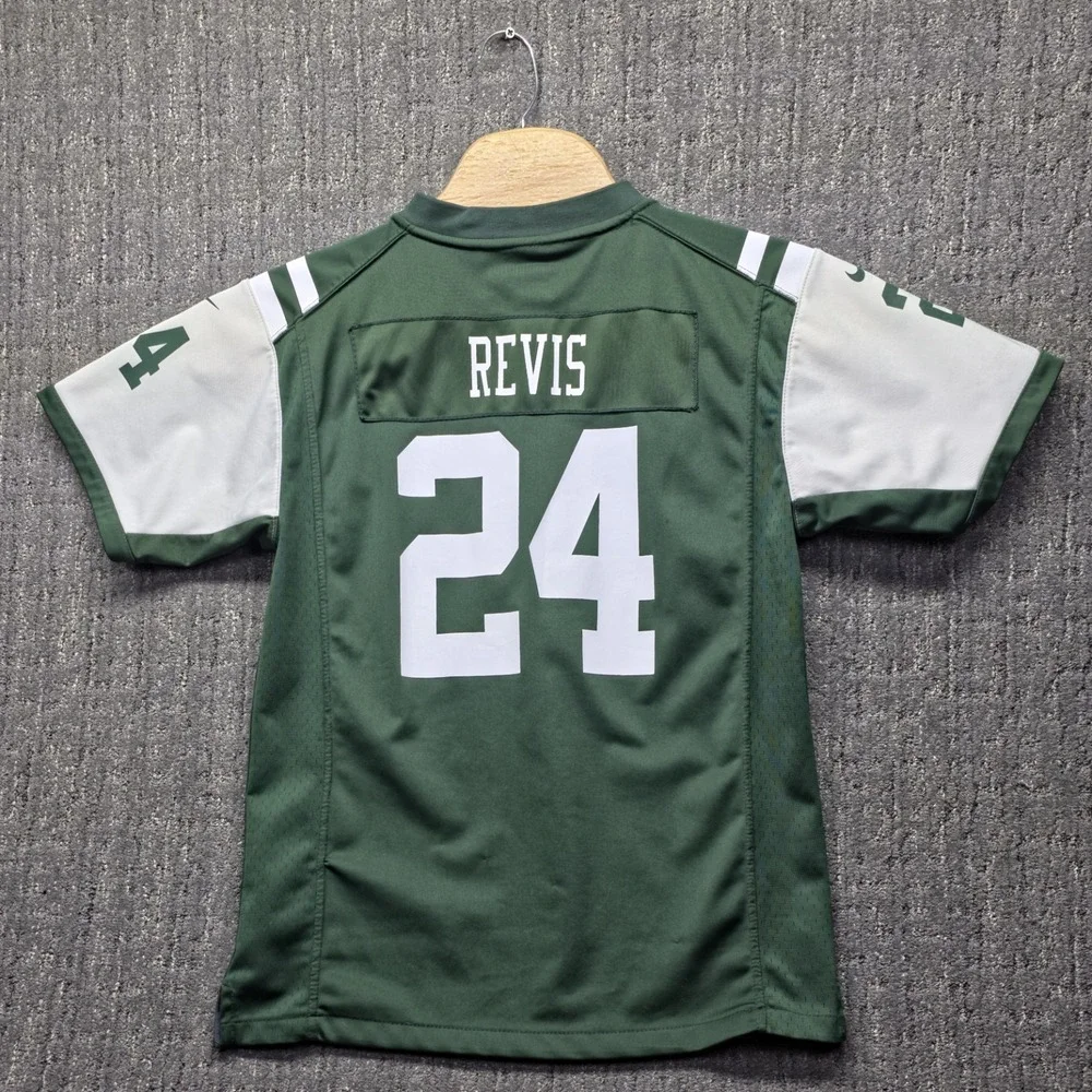 Nike NFL New York Jets Darrelle Revis Jersey Youth XL 18-20 Green #24‎ Football